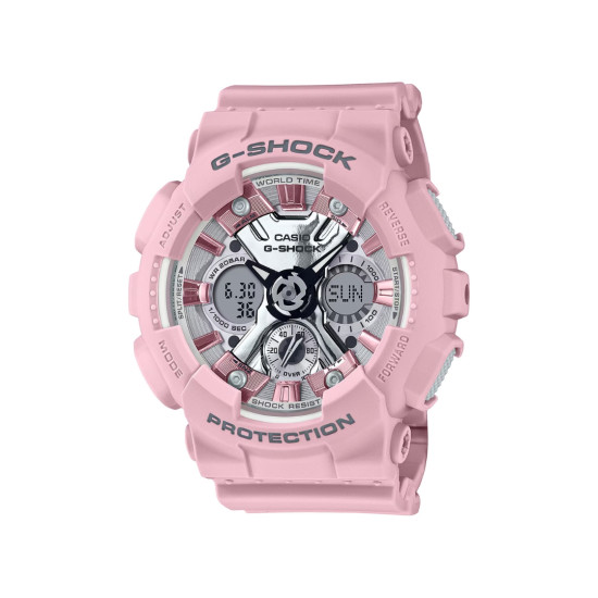 G-SHOCK GMA-S120NP-4A ženski sat Lady Mid-Size Analog-Digital Rose Coral Matte Finish 20ATM
