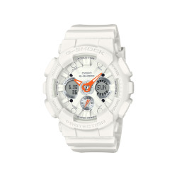 G-SHOCK GMA-S120SA-7A1 ženski sat Lady Mid-Size Analog-Digital White Matte Finish Orange detail 20ATM