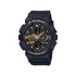 G-SHOCK GMA-S140M-1A ženski sat Lady Mid-Size Analog-Digital Black Matte Finish Metallic Gold Tone detail 20ATM