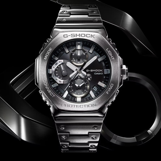 G-SHOCK GMC-B2100D-1A unisex Premium Sport Octagon Full Metal Bluetooth Tough Solar 20ATM