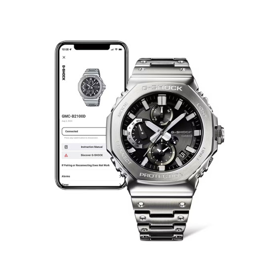 G-SHOCK GMC-B2100D-1A unisex Premium Sport Octagon Full Metal Bluetooth Tough Solar 20ATM