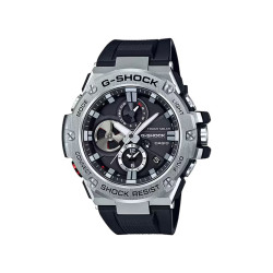 G-SHOCK GST-B100-1A muški sat Premium G-Steel Case Silver Tone Bluetooth Tough Solar Analog-Digital 20ATM