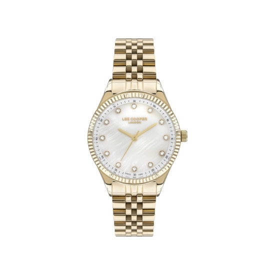 Lee Cooper London LC07310.120 ženski sat Classic Elegant Gold Tone Jubilee Bracelet Edition Collection Mother of Pearl Dial 35mm