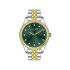 Lee Cooper London LC07310.270 ženski sat Two Tone Gold Silver Stainless Steel Emerald Green Sunray Dial 34mm