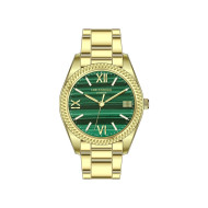 Lee Cooper London LC07459.170 ženski sat Gold Tone Stainless Steel Malachite Green Dial 32mm