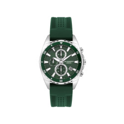 Lee Cooper London LC07527.377 muški sat Classic Line Multifunkcionalni Elegant Silicone Forest Green Dial 44mm