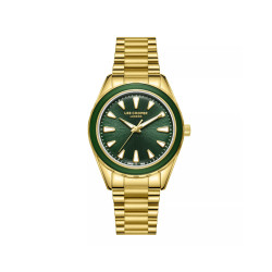 Lee Cooper London LC08053.170 ženski sat Emerald Power-Gold Tone | L Size -36mm  Strong Character