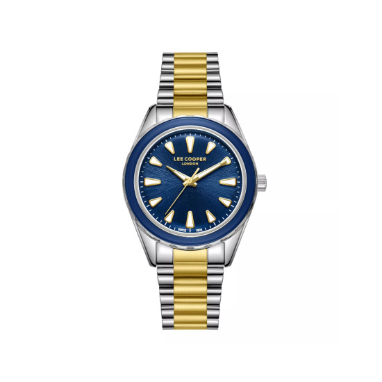 Lee Cooper London LC08053.290 ženski sat Royal Blue Power-Two Tone | L Size -36mm Strong Character