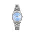 Lee Cooper London LC08102.300 ženski sat Classic Silver Tone Sunray Ice Blue Floral Dial 32mm Bestseller