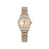 Lee Cooper London LC08126.510 ženski sat Mini Timeless Classic Two Tone Rose Gold Silver Tone Sunray Peach Dial 28mm