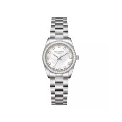 Lee Cooper London LC08155.320 ženski sat Petite Elegance Silver Tone Mother of Pearl Dial 26mm
