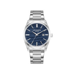 Lee Cooper London LC08231.390 muški sat Classic Elegant Deep Blue Sand Textured Dial 41mm