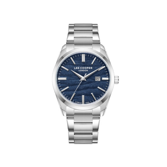 Lee Cooper London LC08231.390 muški sat Classic Elegant Deep Blue Sand Textured Dial 41mm