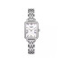 Lee Cooper London LC08232.320 ženski sat Vintage Elegance Silver Tone pravougaono kućište White Mother of Pearl Dial 32mm Roman Numerals