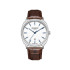 Lee Cooper London LC08248.332 muški sat Old Money Vibe Classic Brown kožni kaiš White Dial 41mm Cobalt Blue kazaljke