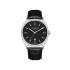 Lee Cooper London LC08248.351 muški sat Old Money Vibe Classic Black kožni kaiš Date Black Dial 41mm