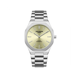 Lee Cooper London LC08275.310 muški sat Minimalist Clean Desing Sunray Lime Dial 41mm