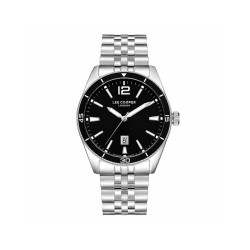 Lee Cooper London LC08281.350 muški sat Classic Date Jubilee Bracelet Black Dial 42mm