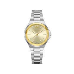 Lee Cooper London LC08286.310 ženski sat Two Tone Minimal Fresh Champagne Sunray Dial 32mm