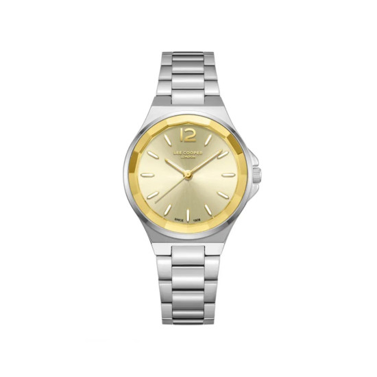 Lee Cooper London LC08286.310 ženski sat Two Tone Minimal Fresh Champagne Sunray Dial 32mm