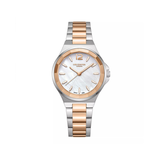 Lee Cooper London LC08286.520 ženski sat Minimal Rose Gold Tone Mother of Pearl Dial 32mm