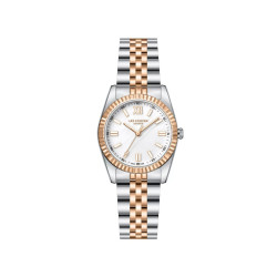 Lee Cooper London LC08303.520 ženski sat Timeless Classic Two Tone Fluted Bezel Mother of Pearl Dial 30mm