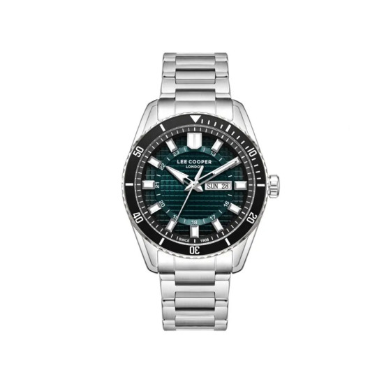 Lee Cooper London LC08314.370 muški sat Sport Elegant Day Date Petrol Blue Dial 43mm