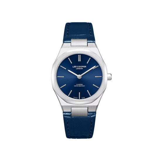 Lee Cooper London LC08337.399 ženski sat Slim Elegant Sunray Blue Dial 31mm kožni kaiš - tanak i elegantan sat