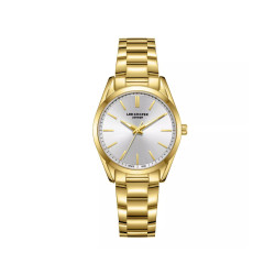 Lee Cooper London LC08356.130 ženski sat Classic Lady Gold Tone Silver Sunray Dial 32mm