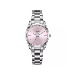 Lee Cooper London LC08356.380 ženski sat Classic Lady Silver Tone Pink Sunray Dial 32mm
