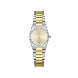 Lee Cooper London LC08362.210 ženski sat Vintage Geometric Case Two Tone Champagne Sunray Dial 25mm