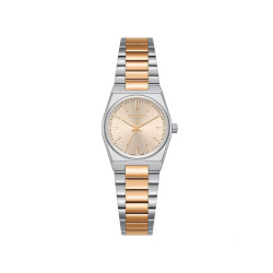 Lee Cooper London LC08362.510 ženski sat Vintage Geometric Case Two Tone Sunray Peach Dial 25mm