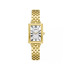 Lee Cooper London LC08366.120 ženski sat Vintage Elegance pravougaono kućište Gold Tone Roman Numerals White Dial