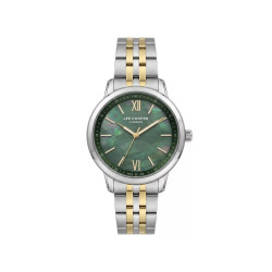 Lee Cooper London LC08371.270 ženski sat Timeless Classic Two Tone Green Mother of Pearl Dial 32mm