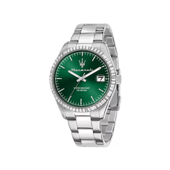 Maserati R8853100043 muški sat Competizione Classic 43mm Fluted Bezel Emerald Green 10ATM