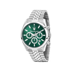 Maserati R8853151023 muški sat Attrazione 43mm Chronograph Emerald Gren Dial Jubilee Bracelet Edition