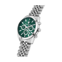 Maserati R8853151023 muški sat Attrazione 43mm Chronograph Emerald Gren Dial Jubilee Bracelet Edition