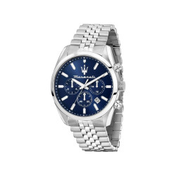 Maserati R8853151025 muški sat Attrazione 43mm Chronograph Royal Blue Dial Jubilee Bracelet Edition