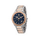 Maserati R8873642002 muški sat Stile 45mm Chronograph Two-Tone Deep Blue Dial Decagonal Bezel 10ATM