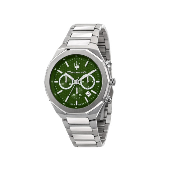 Maserati R8873642011 muški sat Stile 45mm Chronograph Olive Green Decagonal Bezel 10ATM