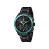 Maserati R8873644002 muški sat Traguardo 45mm Chronograph All Black Stainless Steel Turquoise detail