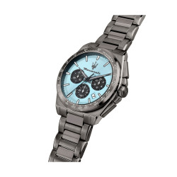 Maserati R8873652004 muški sat Velocitá 43mm Chronograph Special Edition Gun Metal Azure Blue Dial 10ATM
