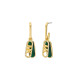 Michael Kors MKJ8293MC710 minđuše Premium Gold Tone Malachite Green detail