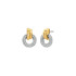Michael Kors MKJ8533931 minđuše Premium Brass Two Tone Zirconia 16mm