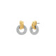 Michael Kors MKJ8533931 minđuše Premium Brass Two Tone Zirconia 16mm
