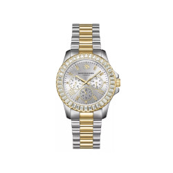 Scotch & Soda Amsterdam SSW.134D ženski sat Lady Crystal Multifunction Two Tone Sunray Dial 38mm