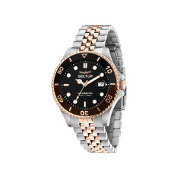 Sector R3223161014 muški sat Automatic Rose Gold Detail Jubilee Bracelet Edition Series 230 10ATM Black Dial 43mm