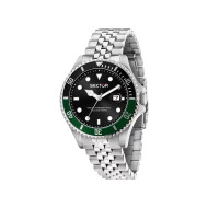 Sector R3253161052 muški sat Black Green Classic 43mm Jubilee Bracelet Edition Series 230 10ATM