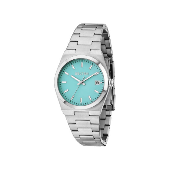 Sector R3253301503 ženski sat Lady Petite 34mm Analog Silver Collection C300 Turquoise Dial