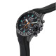 Sector R3271661033 muški sat Black Sport 43mm Chronograph Series 230 Tachymeter Orange and Blue Detail 10ATM